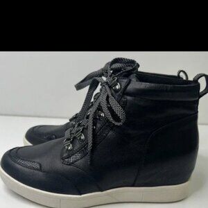 Vionic Jordy Women's Oxford Lace Up Wedge Sneaker Bootie Sz8 NEW